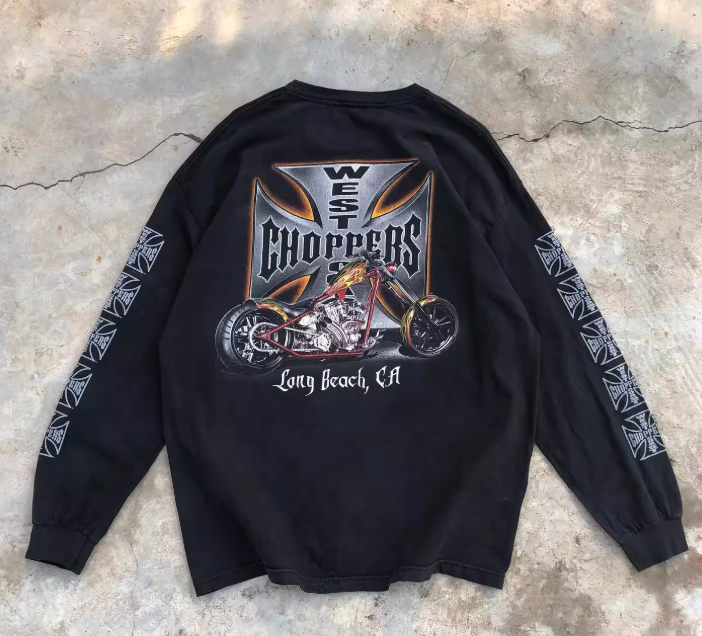 West Coast Choppers Longsleeve Tshirt – LOWKEYDRIPPED