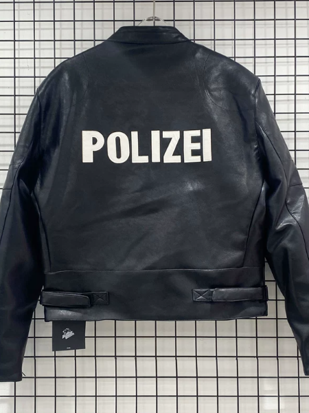 Vetements Polizei Leather Jacket