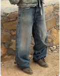 NoFaithStudios Lace Blue Denim