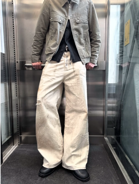 NoFaithStudios Dirty Beige Denim