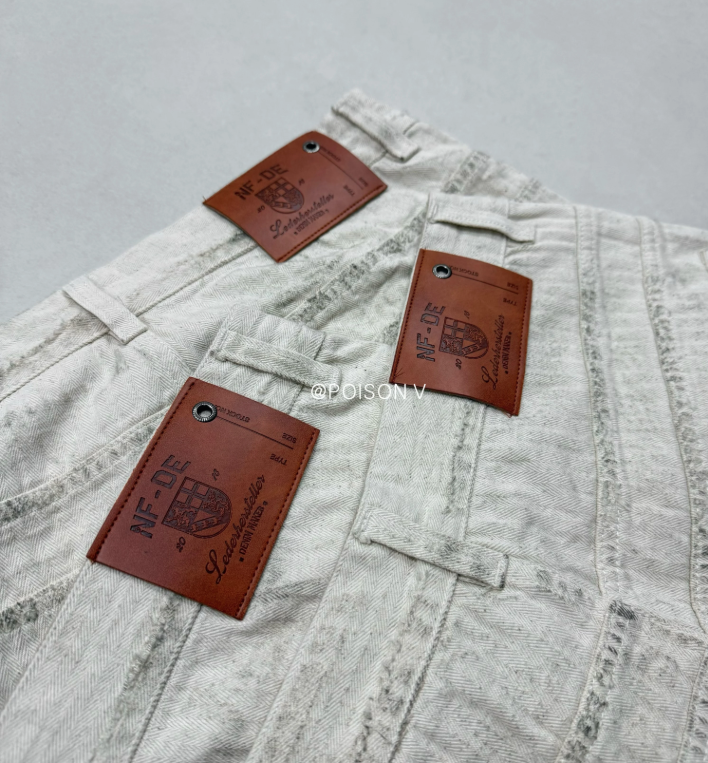 NoFaithStudios Dirty Beige Denim