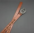 Chrome Hearts Brown Leather Belt