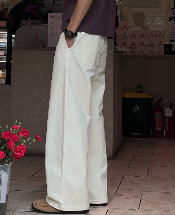 White Baggy Denim